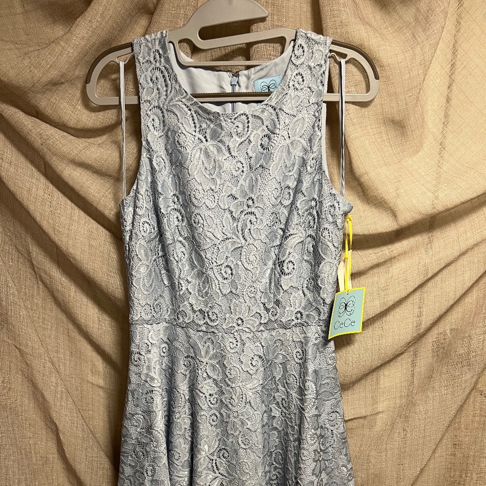 CeCe - Lace midi sleeveless dress
